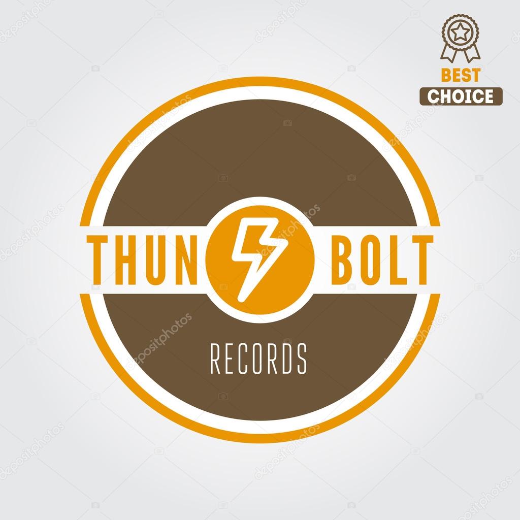 Logo and logotype elements for recording studio or sound production