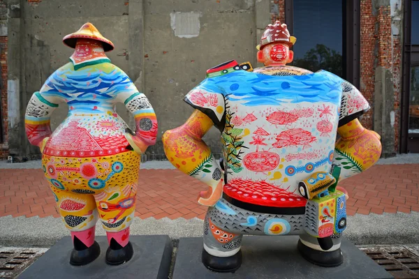 Kaohsiung, taiwan - 22. januar 2016: die skulptur im pier Stockfoto