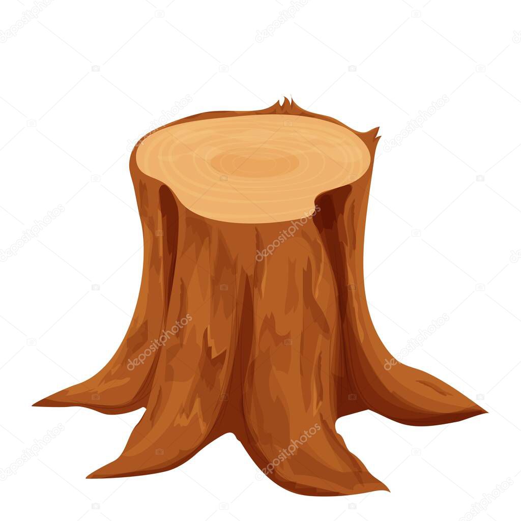 Trozo Árbol Dibujo Detallado Estilo Dibujos Animados Aislado Sobre Fondo  Vector de stock por ©sombrecanari 449695090, image size:1024x1024