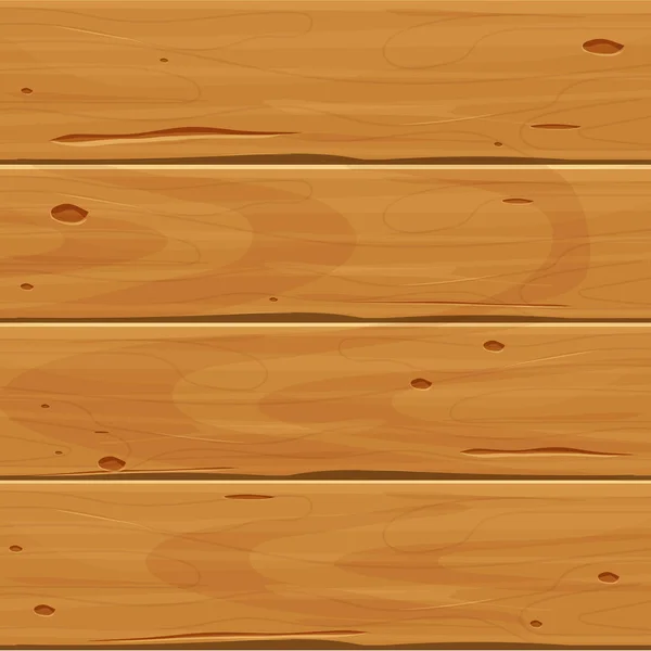 Hout cartoon achtergrond, gestructureerde planken in cartoon stijl geïsoleerd. Lege plank, vloer, hardhouten ondergrond. Ui design element, decoratie. — Stockvector