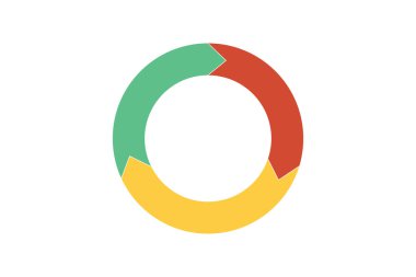 Grafiksel Venn diyagramı bilgi bölümleri. Üst üste binen daire şekilleri çember çizgisi çizgisi oluşturuldu. Bilgi sunumu için ortak bir alanı gösteren üst üste binen daireler içeren venn diyagramları. Vektör