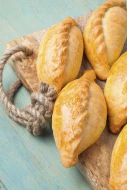 Kibinai - traditional Karaite pastry clipart