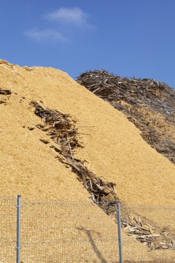 Talaş ve talaş yığını