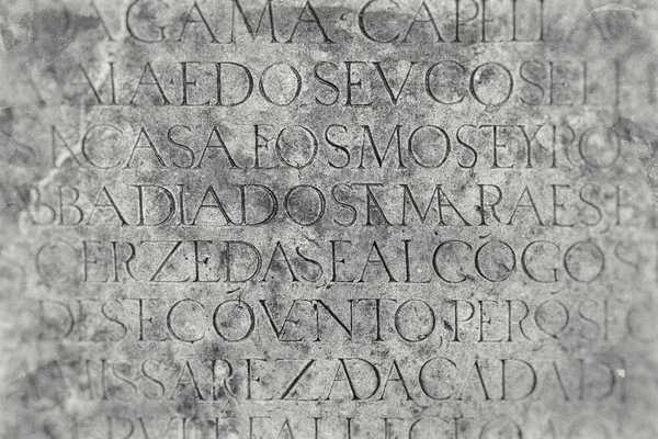 Antigua inscripción en latín —  Fotos de Stock