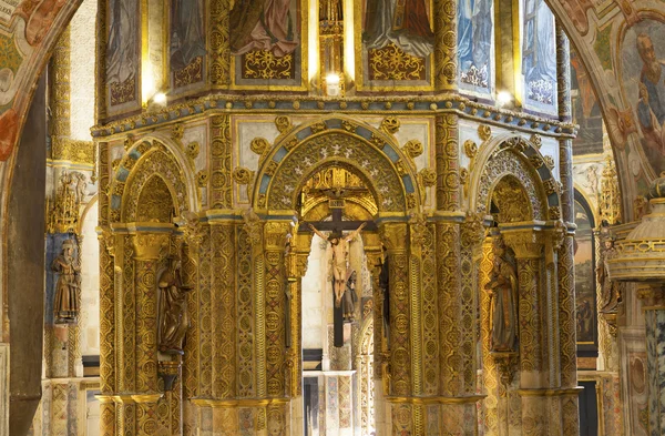 Tomar Portugal Octubre 2015 Crucifijo Convento Orden Cristo Este Importante — Foto de Stock