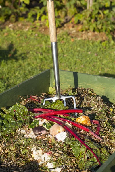 Imagem da caixa de compostagem — Fotografia de Stock