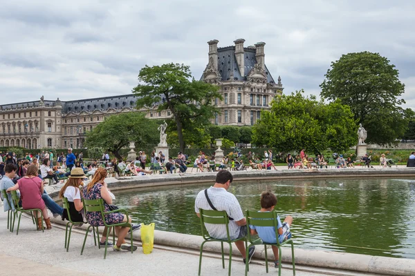 Ogród Tuileries — Zdjęcie stockowe