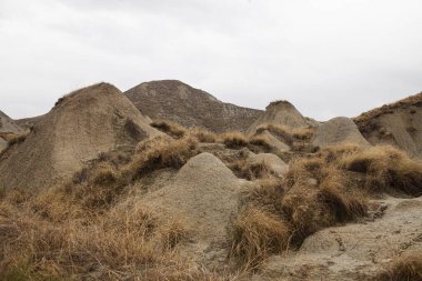 Calanchi, İtalya 'nın Basilicata şehrinde beyaz kil erozyonundan oluşan eşsiz bir 