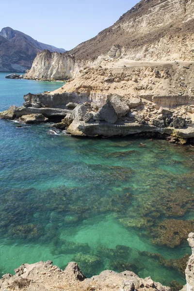 Beautiful beach near Al Mughsayl, Oman. — Stock Photo, Image