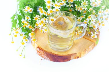 Papatya çay poşetleri bitkisel ilaç