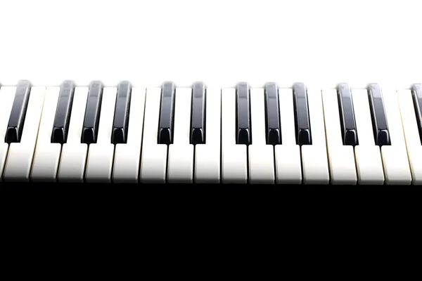 Piano keys retro vintage style music background — Stock Photo, Image