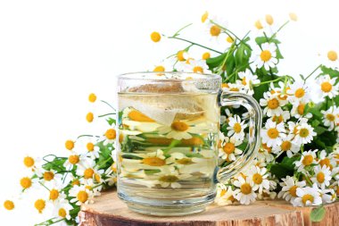 Papatya çay poşetleri bitkisel ilaç