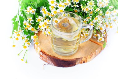 Papatya çay poşetleri bitkisel ilaç