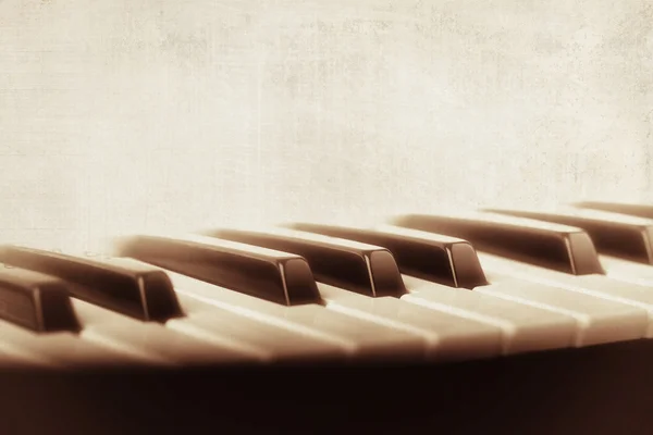 piyano tuşları retro vintage tarzı müzik arka plan