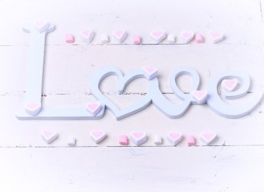 romantik kompozisyon kelime aşk Sevgililer günü şekerleme