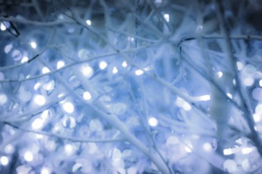 soyut bulanık kış mavisi arkaplan