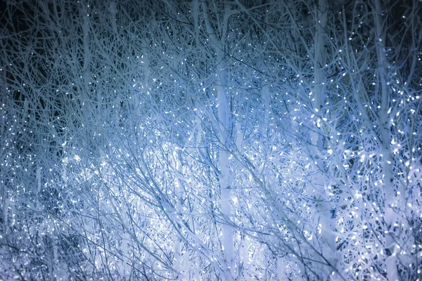 Abstrakte Verschwommene Winter Blauen Hintergrund — Stockfoto