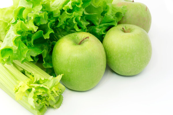 Диета зеленый яблочный салат сельдерей стебель завтрак обед обед исцеление

