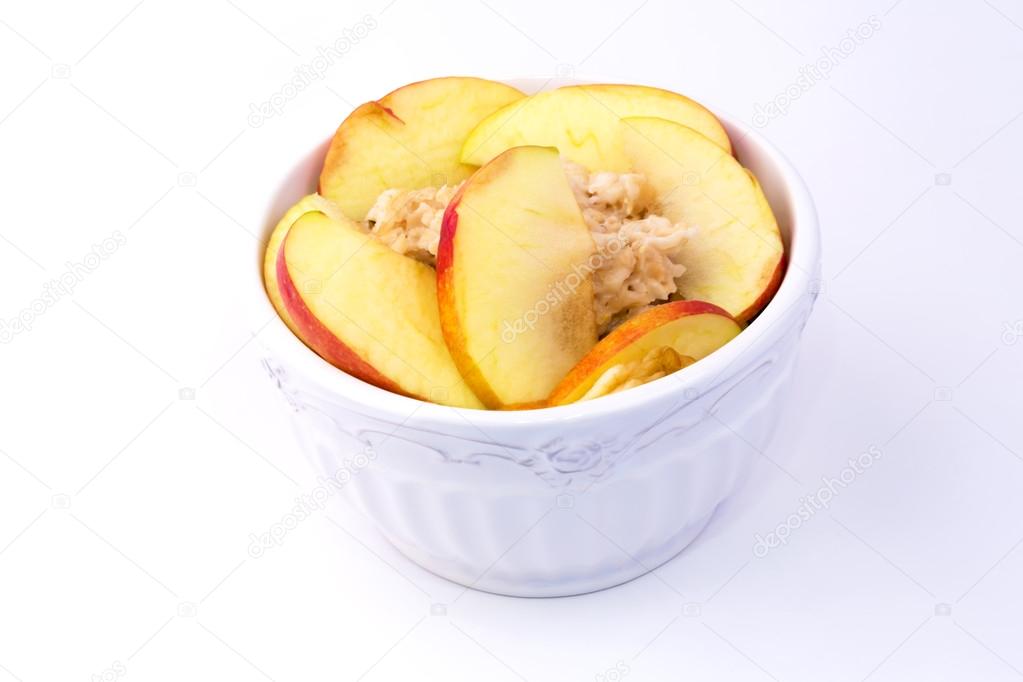 dieta avena y manzana