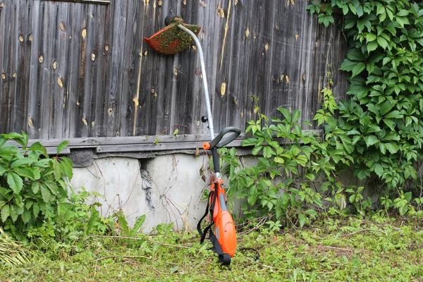 Grasmaaier tuin zomer lente — Stockfoto