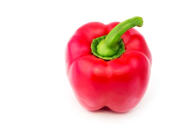 Red bell peppers isolated on white background Stock Image