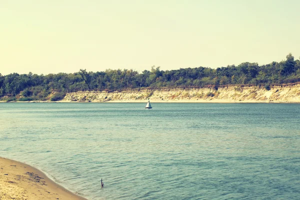 Don Nehri kum kıyı gökyüzü plaj manzara doğa Rusya