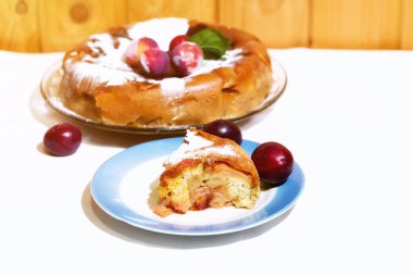 Kuru üzümlü kek rustik tarzı seçici yumuşak odak