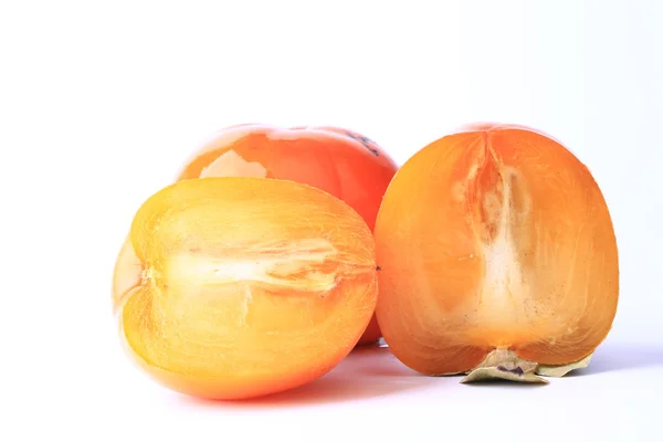 Persimmon isolado no fundo branco — Fotografia de Stock