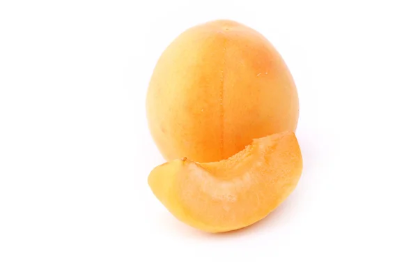 Apricot isolated on white background — Stock Photo, Image