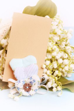 love gentle background in retro style heart snowdrops card for valentine wedding wishes Shabby Chic Mother's Day