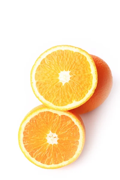 Orange isolé sur fond blanc — Photo