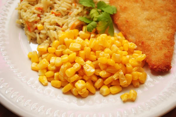 Corn Served as a Healthy Side Dish — Stock Photo, Image