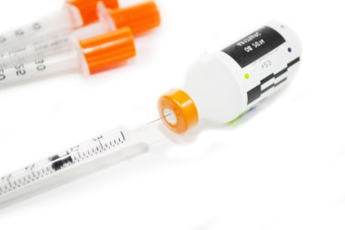 Insulin Shots Being Drawn clipart