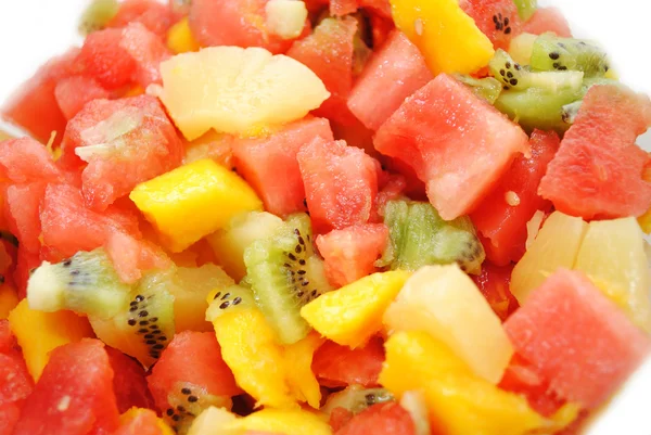 Mixed Summer Fruit as Part of a Healthy Snack — Stock Photo, Image