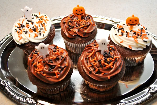 Halloween cupcakes — Stockfoto