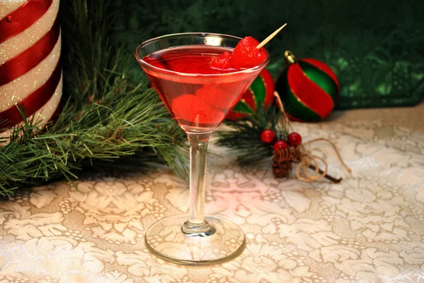 Christmas Martini — Stock Photo, Image
