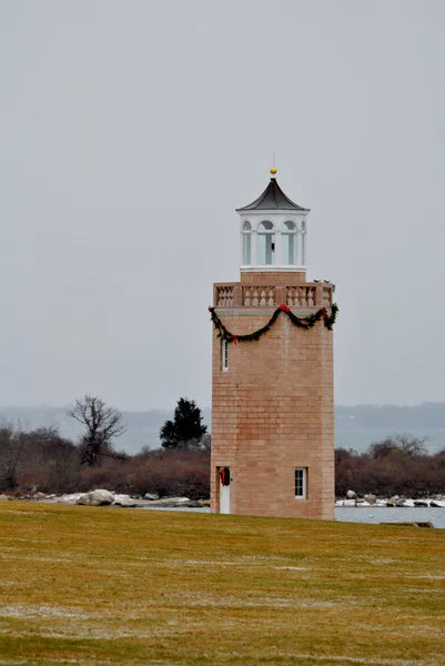 Avery noktası deniz feneri, Connecticut, ABD — Stok fotoğraf