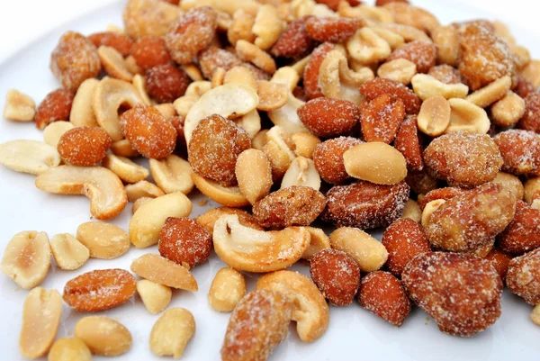 Honey Roasted Mixed Nuts — Stock Photo, Image