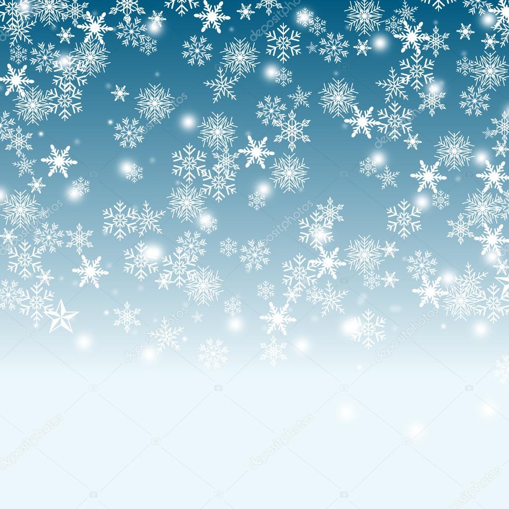 Sky and Snow Background