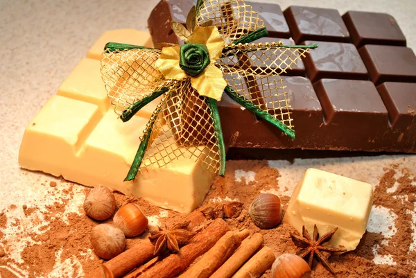 Baking with Chocolate — Stock Photo, Image