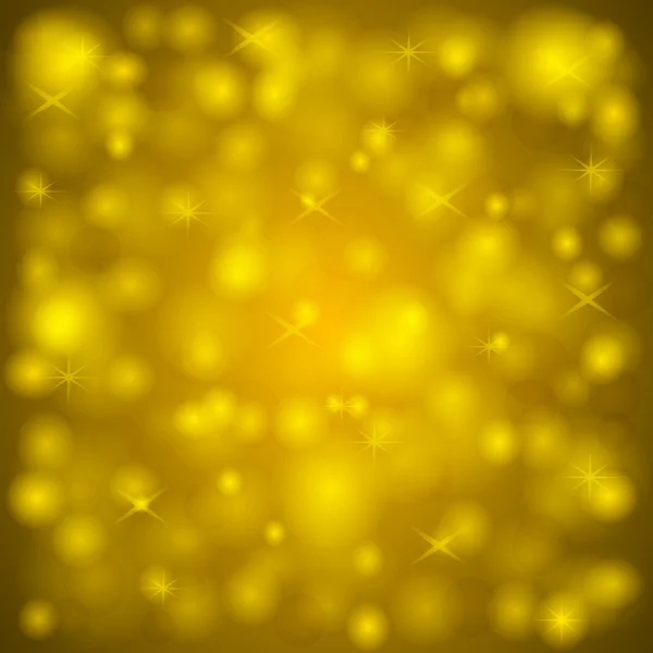 Goldene Lichter Hintergrund — Stockvektor