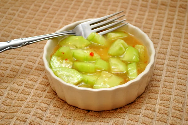 Marinated Cucumber Salad — Stock Photo, Image