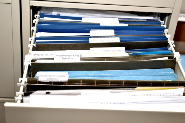 Files in a Drawer — Stock Photo, Image