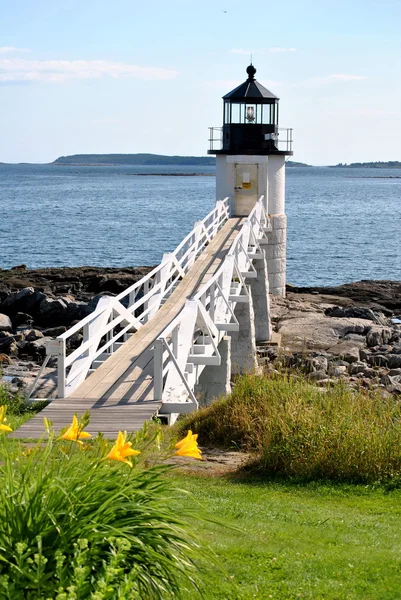 Farol de Marshall Point, Maine USA.jpg — Fotografia de Stock