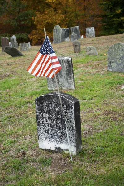 Bandiera del Cimitero Rivoluzionario Americano — Foto Stock