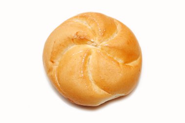 Beyaz üzerinde rulo