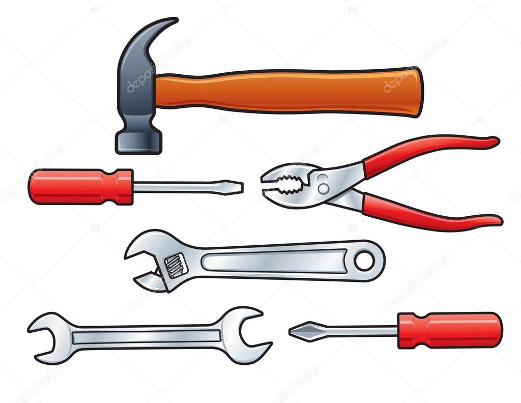 Set of Six Hand Tools