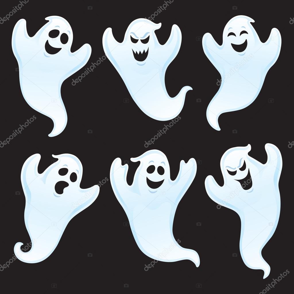 Six Assorted Ghost Characters