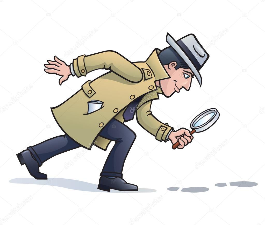 Sleuth Looking for Clues