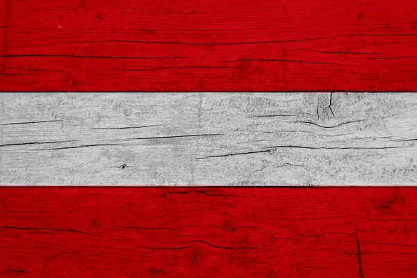 Flagge Von Österreich Holzstruktur Der Flagge Von Österreich — Stockfoto